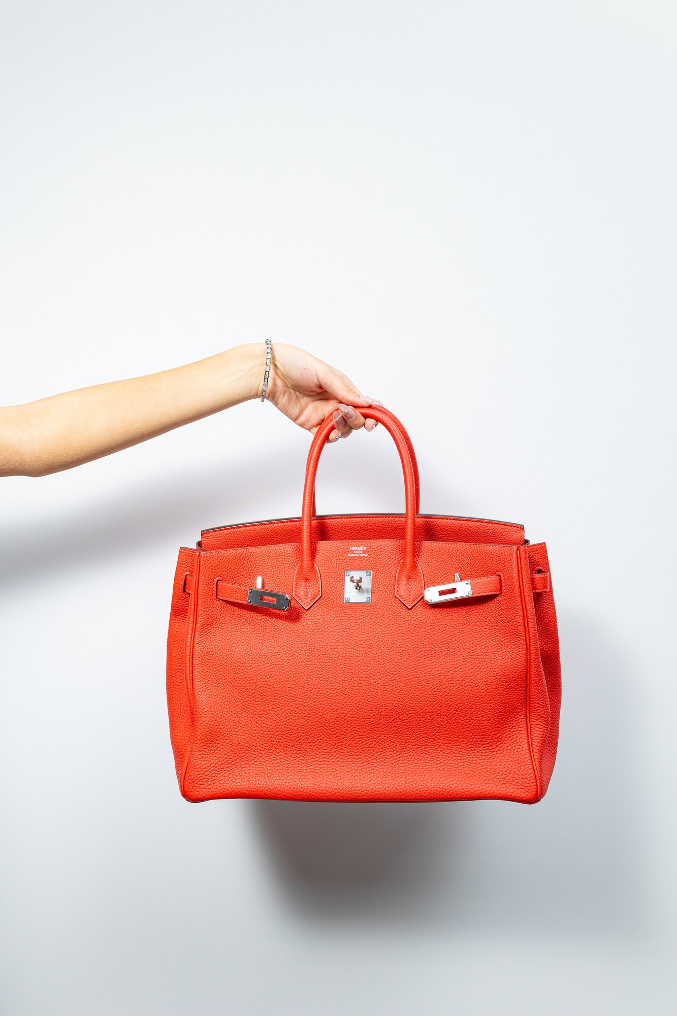 Luxury handbag from the Libertas collection.